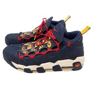 Nike Air Mens Size 10.5 More Money AR5396-400 Nautical Redux Navy Sail Sneakers